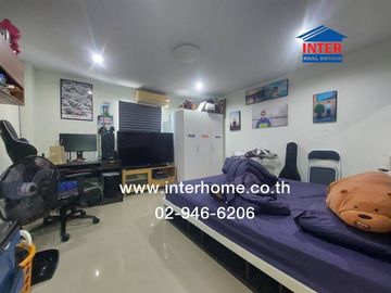 3-storey townhouse, 23.2 sq m, Vibhavadi Village, near BTS Chang Erawan, Vibhavadi Mansion Alley, Sukhumvit Road, Mueang Samut Prakan, Samut Prakan