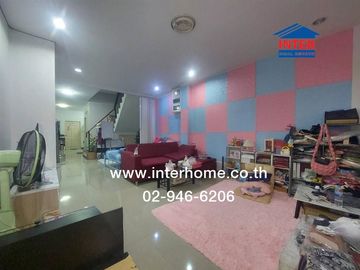 3-storey townhouse, 24.5 sq m, Vibhavadi Village, near BTS Chang Erawan, Vibhavadi Mansion Alley, Sukhumvit Road, Mueang Samut Prakan, Samut Prakan