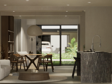 Casas en venta en Playa del Carmen – 3 recámaras, roof garden, crédito Infonavit y bancario