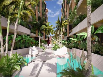 Estudio amueblado, a unos pasos del mar, en venta, Centro, Playa del Carmen