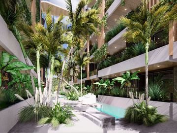 Estudio amueblado, a unos pasos del mar, en venta, Centro, Playa del Carmen