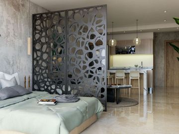 Estudio amueblado, a unos pasos del mar, en venta, Centro, Playa del Carmen