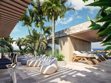 Estudio amueblado, a unos pasos del mar, en venta, Centro, Playa del Carmen