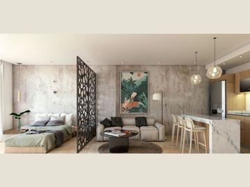 Estudio amueblado, a unos pasos del mar, en venta, Centro, Playa del Carmen