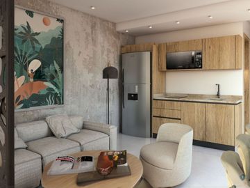 Estudio amueblado, a unos pasos del mar, en venta, Centro, Playa del Carmen