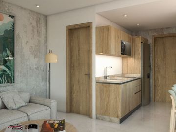 Estudio amueblado, a unos pasos del mar, en venta, Centro, Playa del Carmen