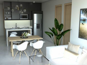 Estudio amueblado, a unos pasos del mar, en venta, Centro, Playa del Carmen