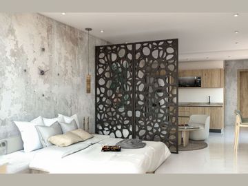 Estudio amueblado, a unos pasos del mar, en venta, Centro, Playa del Carmen