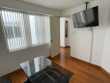 ALQUILER AMOBLADO EN SAN BORJA FRENTE A PARQUE VISTA EXTERNA