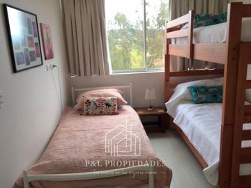 ¡EN VENTA! BELLO DEPARTAMENTO 2D 2B EN EXCLUSIVO CONDOMINIO ALGARROBO