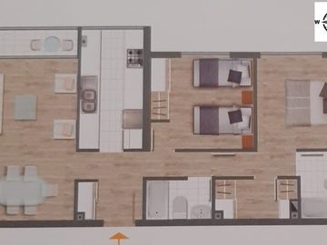Quilpué. Exclusivo, moderno y tranquilo departamento 2D 2B 1E