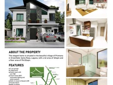 Brand New House for Sale in  Pramana  Residential Park Santa Rosa   Laguna -near Eton Exit