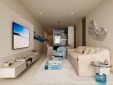 DEPARTAMENTO EN VENTA EN MAYACOBA PLAYA DEL CARMEN 60M2