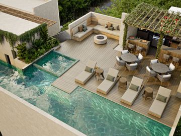 DEPARTAMENTO EN VENTA EN PLAYA DEL CARMEN 45M2 FINANCIAMIENTO DIRECTO