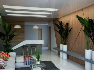 DEPARTAMENTO EN VENTA EN PLAYA DEL CARMEN AMUEBLADO Y EQUIPADO 36M2