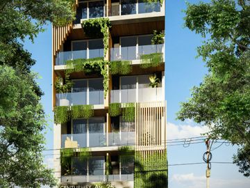 DEPARTAMENTO EN VENTA EN PLAYA DEL CARMEN AMUEBLADO Y EQUIPADO 36M2