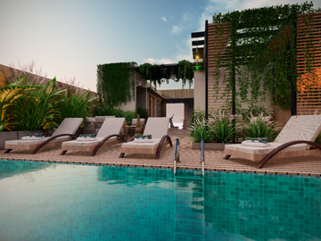 DEPARTAMENTO EN VENTA EN PLAYA DEL CARMEN AMUEBLADO Y EQUIPADO 36M2