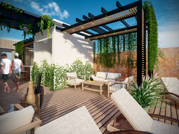 DEPARTAMENTO EN VENTA EN PLAYA DEL CARMEN AMUEBLADO Y EQUIPADO 36M2