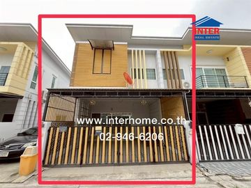 2-storey townhouse, 22.5 sq m, Erica Ville Village, Ekachai Road, Kittimanee Road, Mueang Samut Sakhon, Samut Sakhon