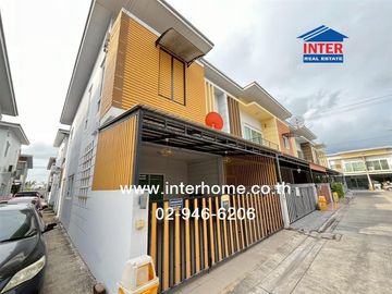 2-storey townhouse, 22.5 sq m, Erica Ville Village, Ekachai Road, Kittimanee Road, Mueang Samut Sakhon, Samut Sakhon