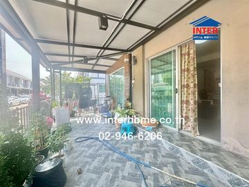 2-storey townhouse, 26.6 sq.w., Pruksa Village 82, Pracha Uthit-Rama 2, Rama 2 Road, Pracha Uthit Road, Phra Samut Chedi, Samut Prakan