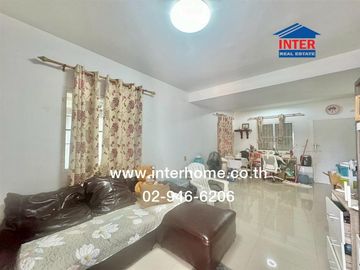 2-storey townhouse, 26.6 sq.w., Pruksa Village 82, Pracha Uthit-Rama 2, Rama 2 Road, Pracha Uthit Road, Phra Samut Chedi, Samut Prakan