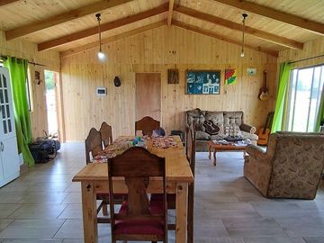 Vende casa 3D + cabaña con acceso directo y vista en Lago Colbun Machicura