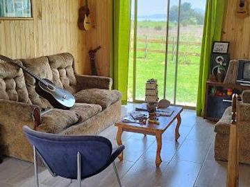 Vende casa 3D + cabaña con acceso directo y vista en Lago Colbun Machicura