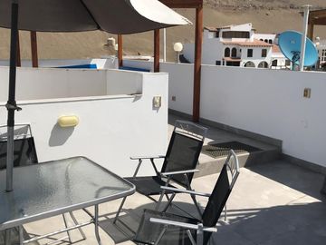 ¡¡ Excelente Ocasión !! ¡¡ Alquiler De Bonita Casa Con Vista Al Mar En Puerto Fiel - Km. 121.5 Panamericana Sur !! 🌞🏡🌊