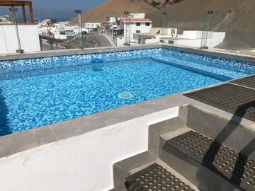 ¡¡ Excelente Ocasión !! ¡¡ Alquiler De Bonita Casa Con Vista Al Mar En Puerto Fiel - Km. 121.5 Panamericana Sur !! 🌞🏡🌊
