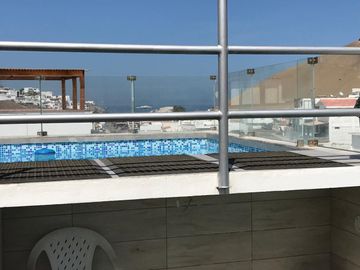 ¡¡ Excelente Ocasión !! ¡¡ Alquiler De Bonita Casa Con Vista Al Mar En Puerto Fiel - Km. 121.5 Panamericana Sur !! 🌞🏡🌊