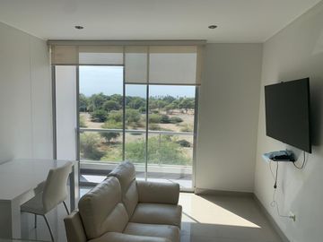 DEPARTAMENTO EN VENTA AMOBLADO – CONDOMINIO LAS PALMERAS DEL CHIPE- PIURA