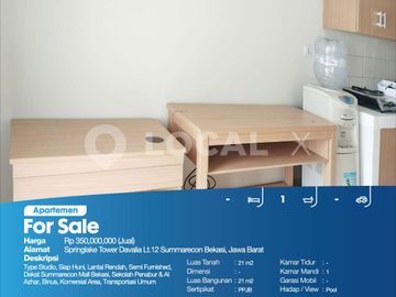 Apartemen Springlake Tower Davalia Lt.12 Summarecon Bekasi, Jawa Barat