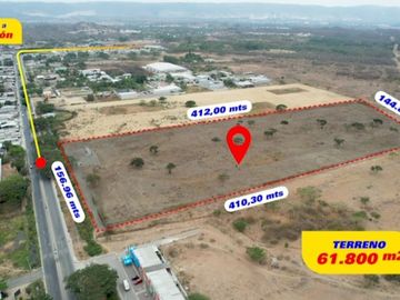 Vendo Terreno 60,000m² en Chongón, a 300m de Vía a la Costa