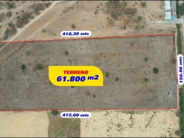 Vendo Terreno 60,000m² en Chongón, a 300m de Vía a la Costa