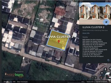 Rumah Cluster di  Arcamanik Kota Bandung
