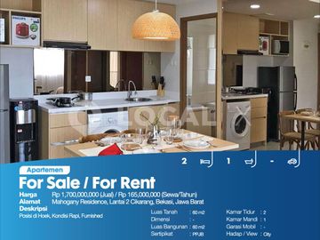 Apartemen Mahogany Residence, Lantai 2 Cikarang, Bekasi, Jawa Barat