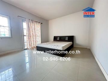 2-storey townhouse, 30.9 sq.w., Buntharik Lam Luk Ka Village, Khlong 4, near Lat Sawai Market, Rangsit-Nakhon Nayok Road, Phra Ong Chao Sai Road, Khlo