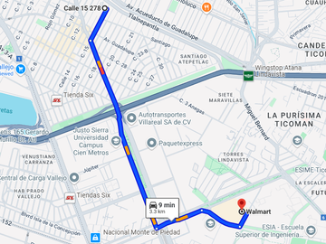 Departamento en Venta Guadalupe Proletaria Gustavo A Madero