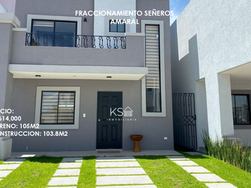 SE VENDE CASA EN ZEMPOALA, FRACCIONAMIENTO SEÑEROS