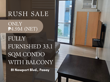 Newport, Pasay Condo Unit - Only ₱4.9M (NET)! 81 Newport Boulevard