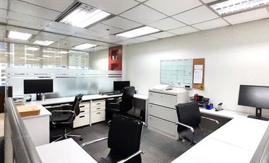 FOR LEASE - Fully Fitted Office Space in Multinational Bancorporation Center, Makati City