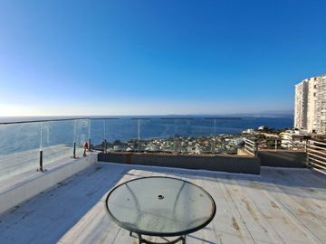 Espectacular departamento con linda vista al mar , 4 D , 3 B , 2 E  ,ubicado Costa de Montemar