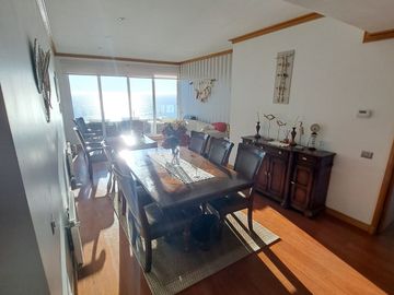 Espectacular departamento con linda vista al mar , 4 D , 3 B , 2 E  ,ubicado Costa de Montemar