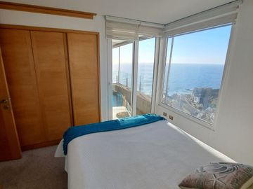Espectacular departamento con linda vista al mar , 4 D , 3 B , 2 E  ,ubicado Costa de Montemar