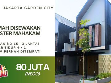Rumah Disewakan Cluster Mahakam Jakarta Garden City