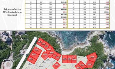 HUATULCO LOTES EN VENTA FRENTE AL MAR,  MIRADOR CHAHUE