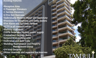 For Sale: Studio at Tambuli Seaside Living, Lapu-Lapu, Cebu - 36.50sqm.