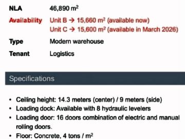 Disewakan Pabrik atau Gudang Kawasan Industri KITIC Deltamas Lippo Cikarang
