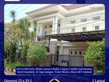 Rumah Manyar Kertoarjo Hook Mewah Siap Huni Full Interior Luas Langka dkt Kertajaya Galaxy